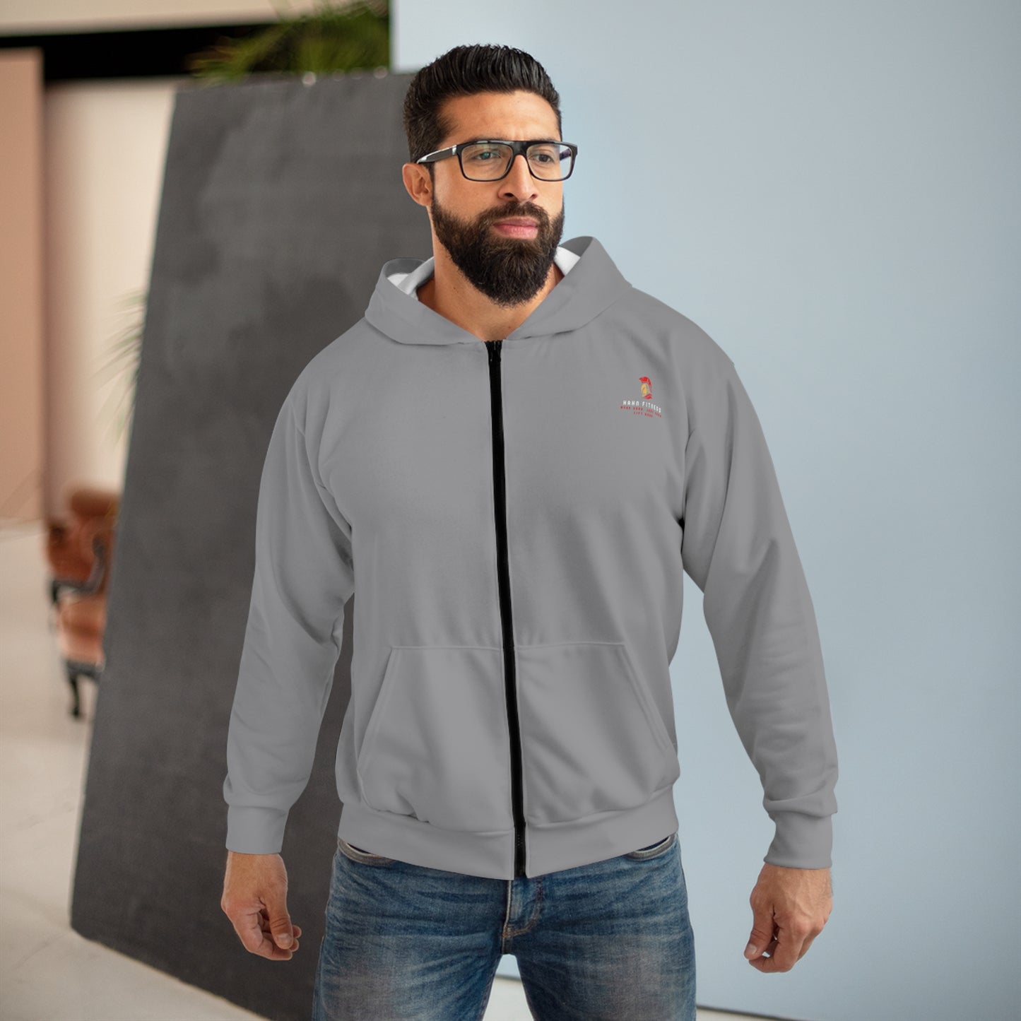 Unisex Zip Hoodie