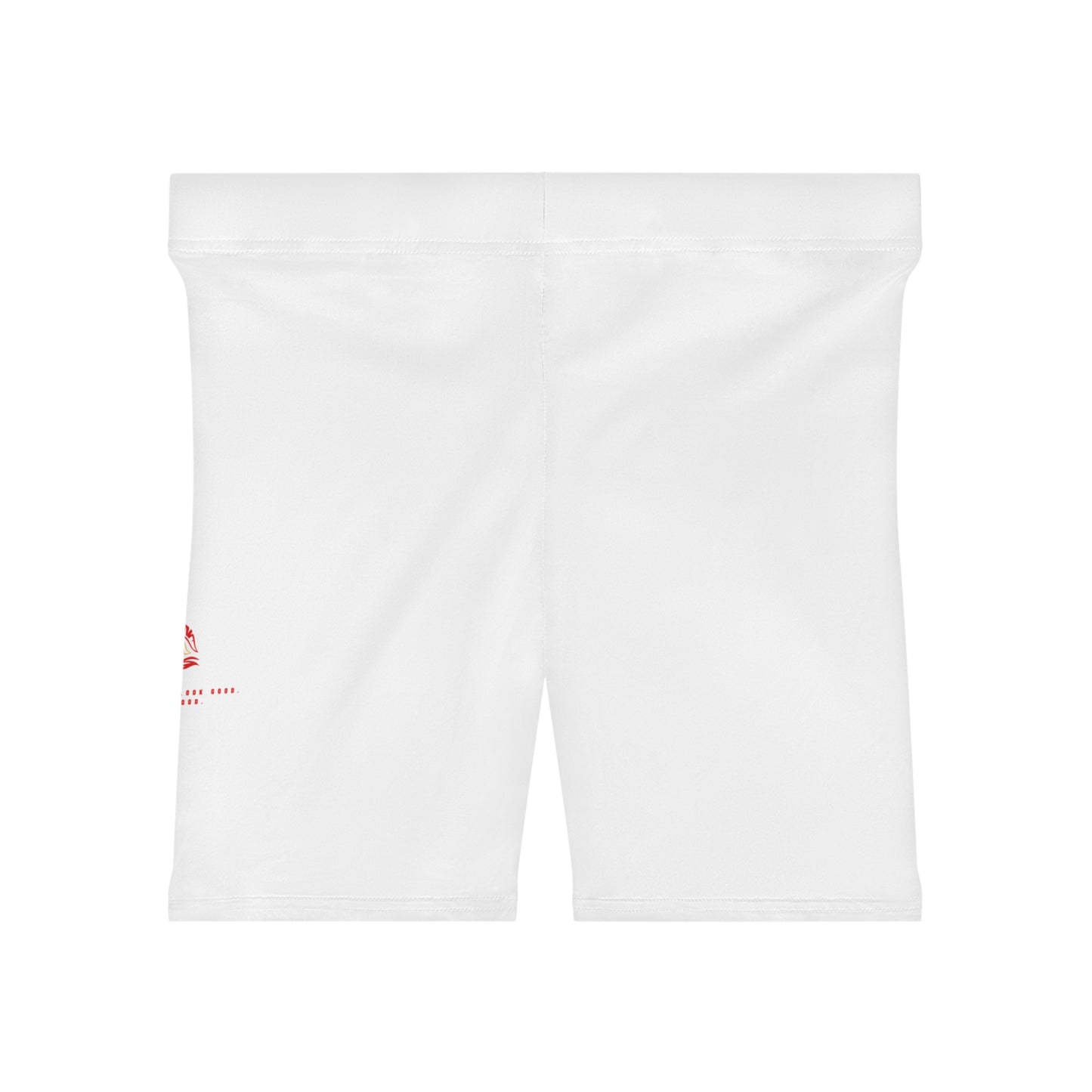 Women's Biker Shorts White