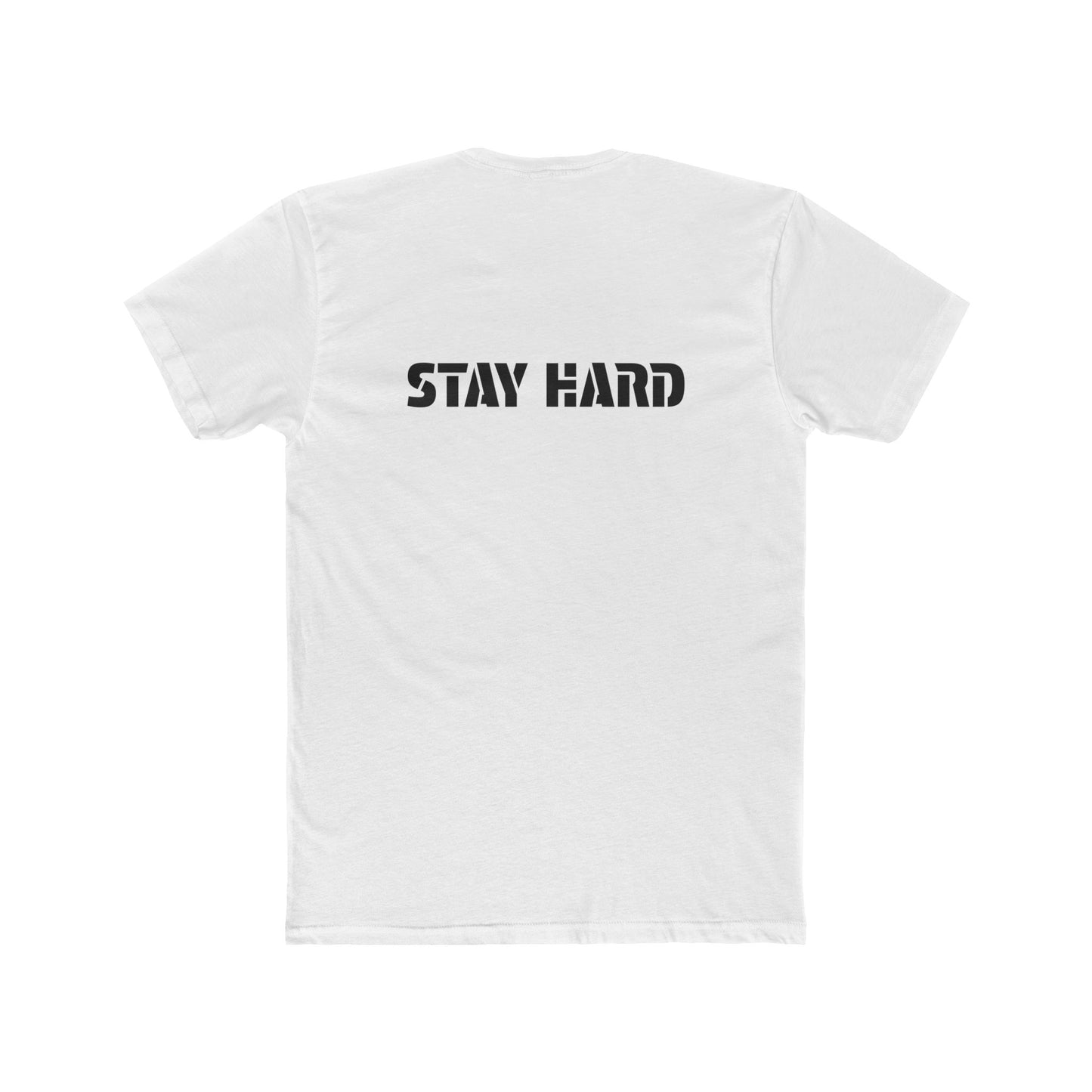 Men's Cotton Crew Tee "Stay Hard"