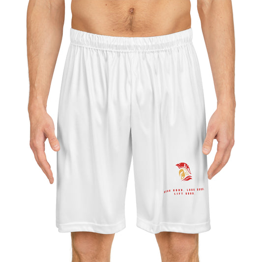 Basketball Shorts White