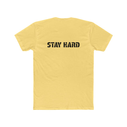 Men's Cotton Crew Tee "Stay Hard"