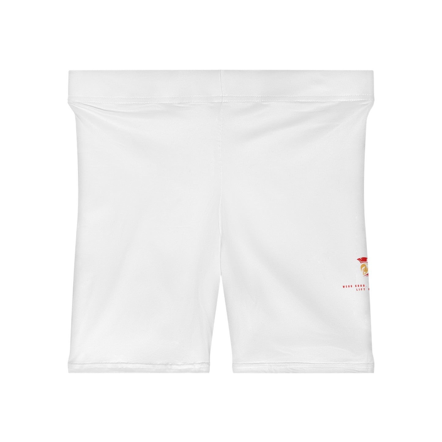 Women's Biker Shorts White