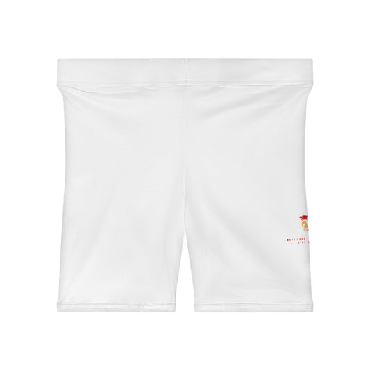 Women's Biker Shorts White