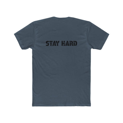 Men's Cotton Crew Tee "Stay Hard"