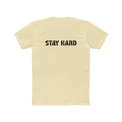 Men's Cotton Crew Tee "Stay Hard"