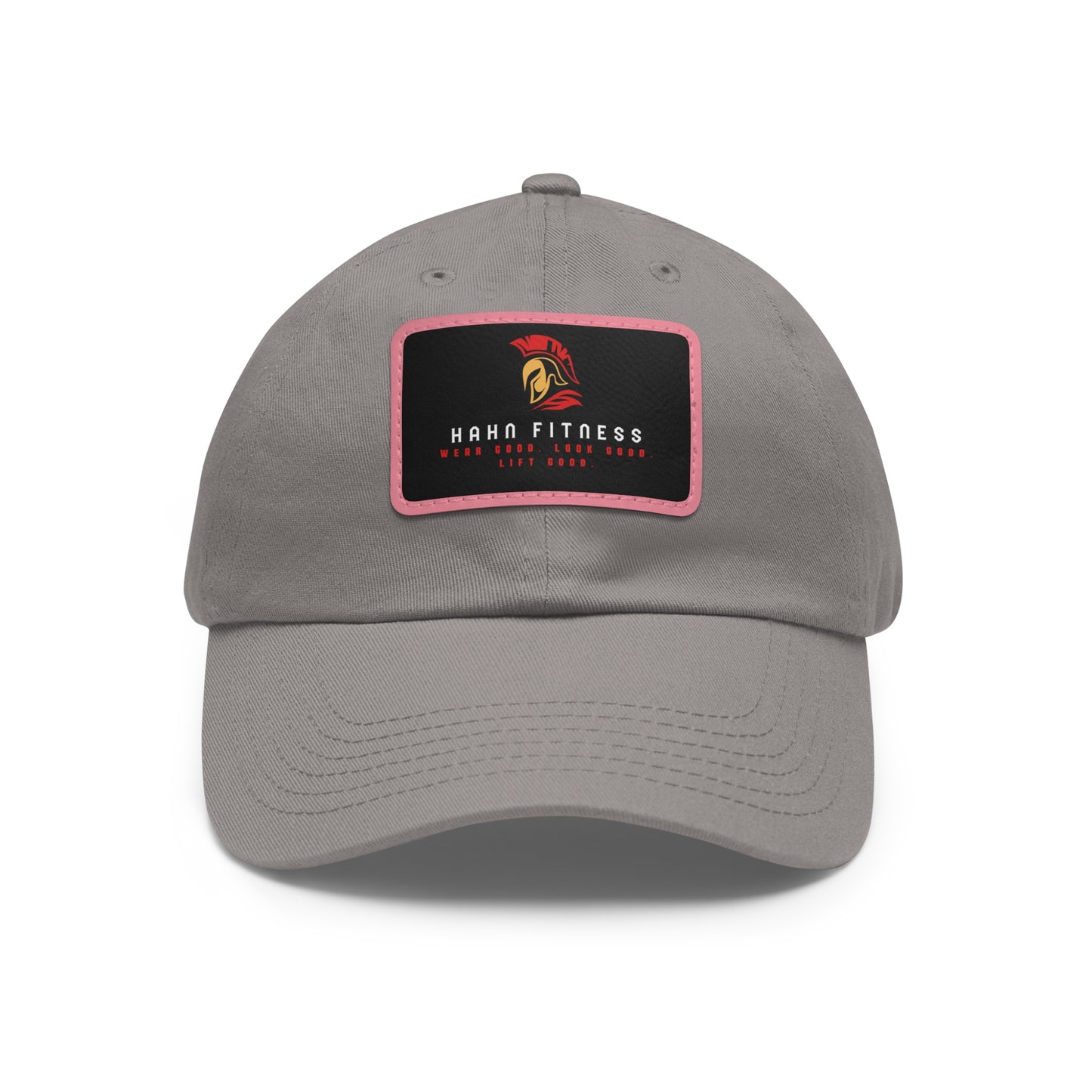 Dad Hat with Leather Patch (Rectangle)