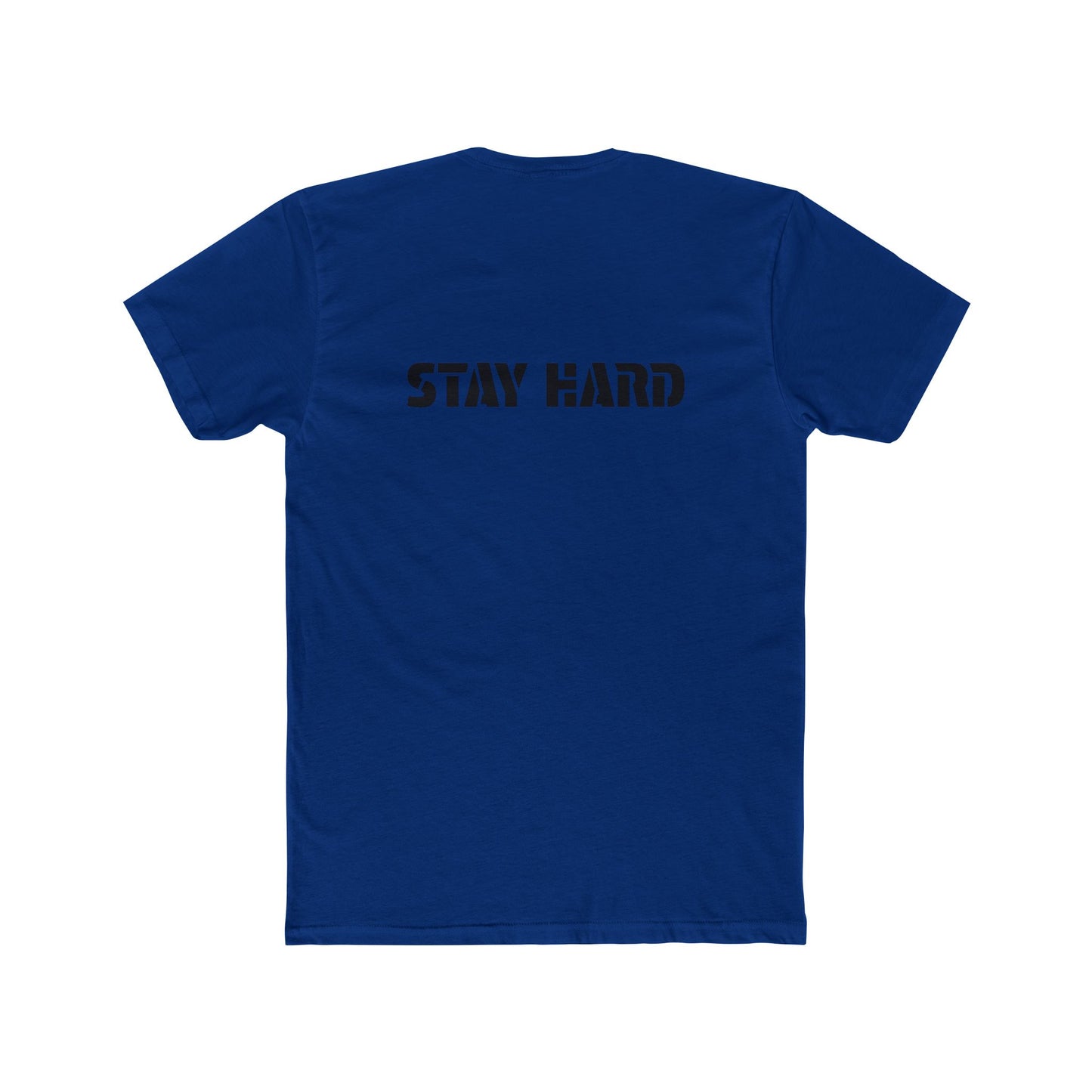 Men's Cotton Crew Tee "Stay Hard"