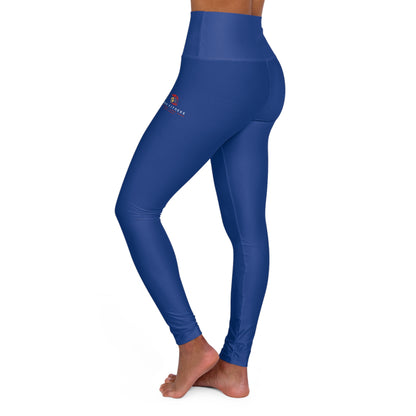 High Waisted Yoga Leggings Dark Blue