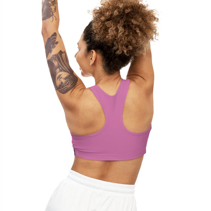 Seamless Sports Bra Pink "Stay Confident."