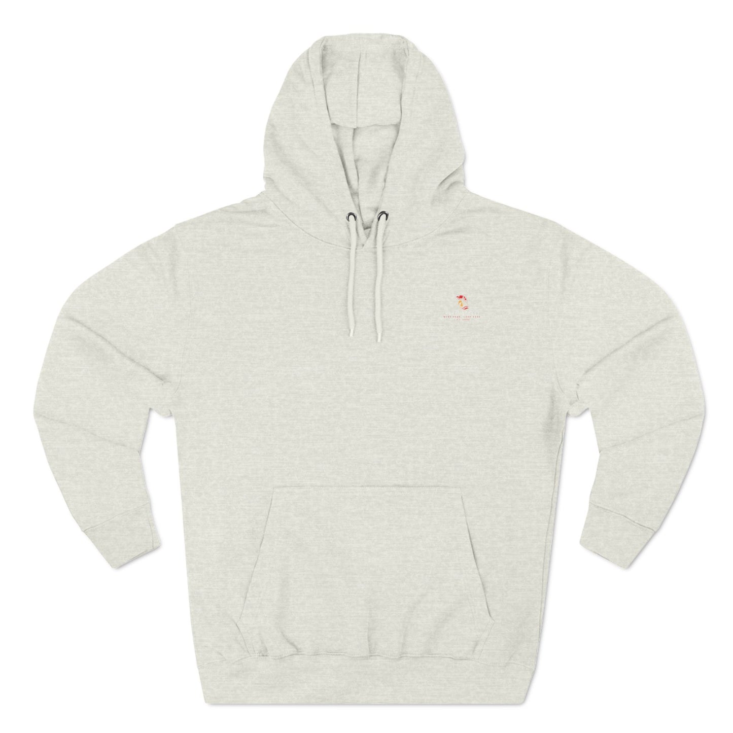 Three-Panel Fleece Hoodie