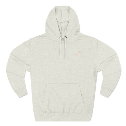 Three-Panel Fleece Hoodie