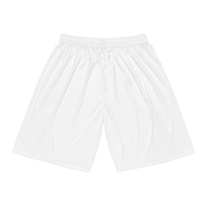 Basketball Shorts White