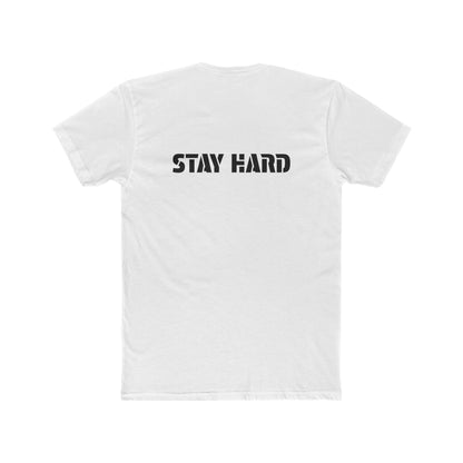 Men's Cotton Crew Tee "Stay Hard"